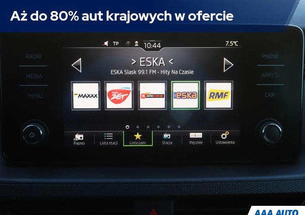 Skoda Kamiq cena 84000 przebieg: 40386, rok produkcji 2021 z Wodzisław Śląski małe 277